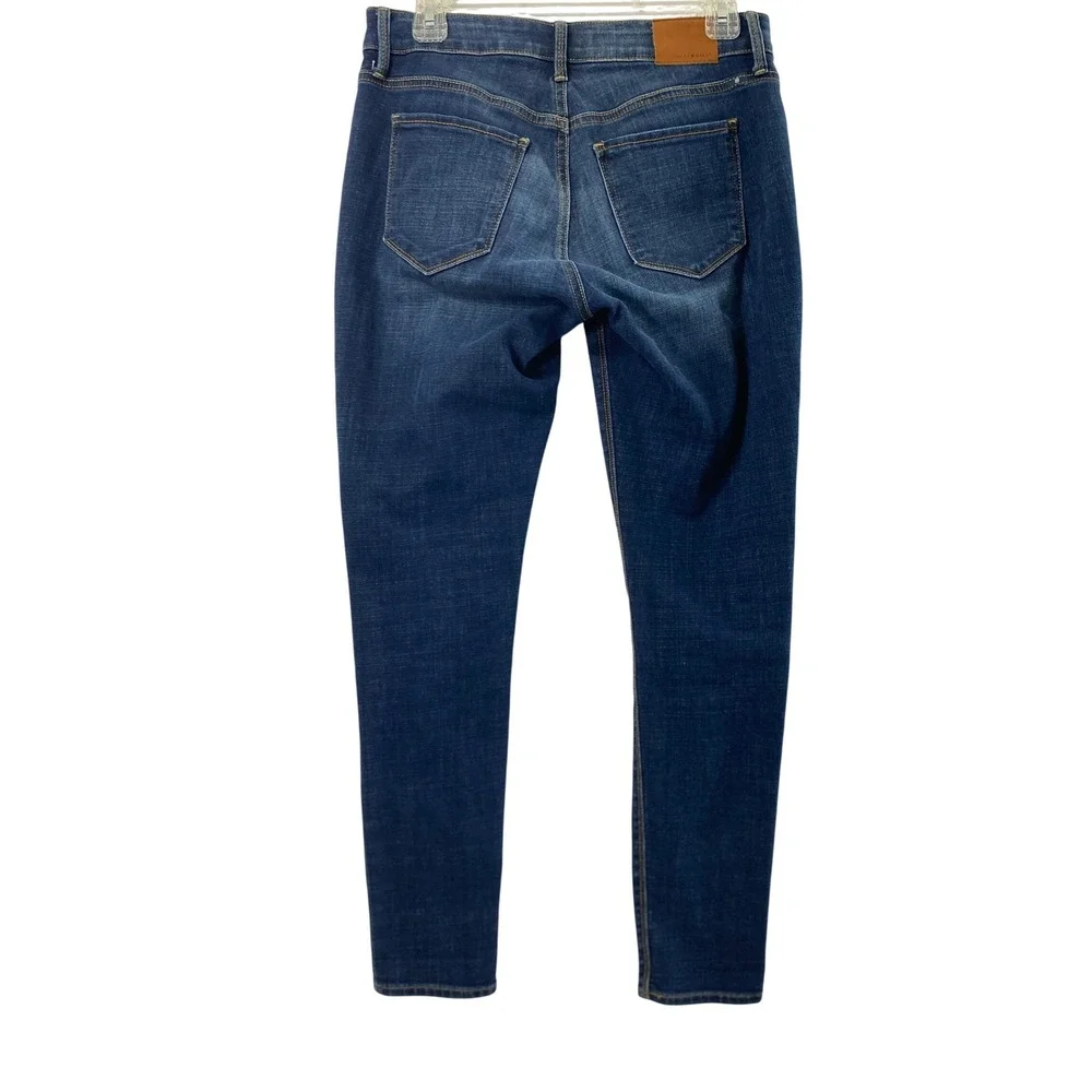 Lucky Brand Sasha Super Skinny Jeans Womens 8‎ Low Rise Dark Wash Denim Stretch